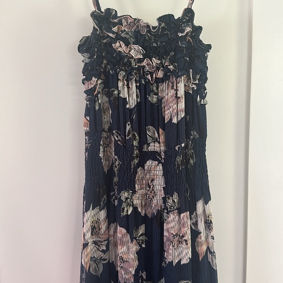 Rebecca Taylor Magnolia Ruffle Midi Dress - Picture 8 of 9